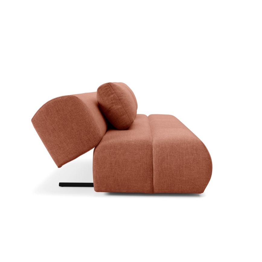 Ausziehbares Dreisitzsofa FANO in Braun