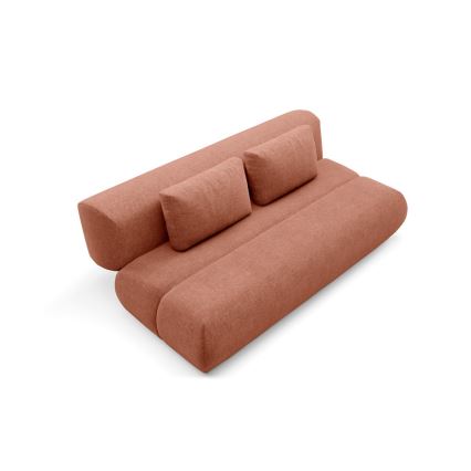 Ausziehbares Dreisitzsofa FANO in Braun