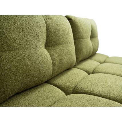 Ausziehbares 3-Sitzer-Sofa mit Stauraum NUORO, grün