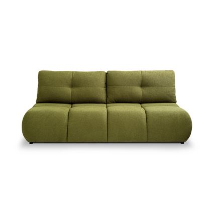 Ausziehbares 3-Sitzer-Sofa mit Stauraum NUORO, grün