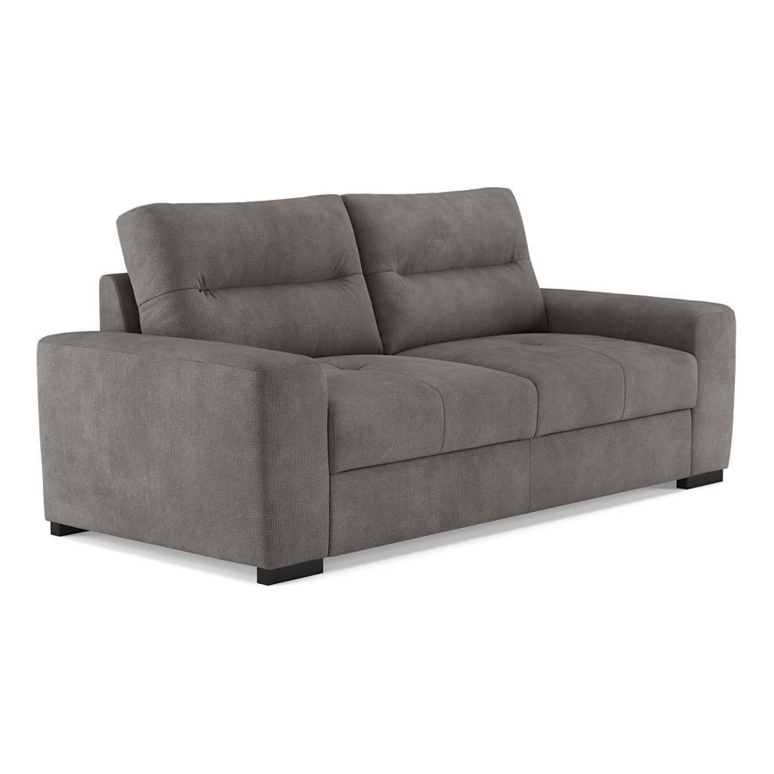Ausziehbares 3-sitziges Sofa COMO, dunkelgrau