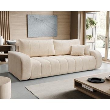 Ausziehbares 3‑Sitzer-Sofa DESIO, Beige
