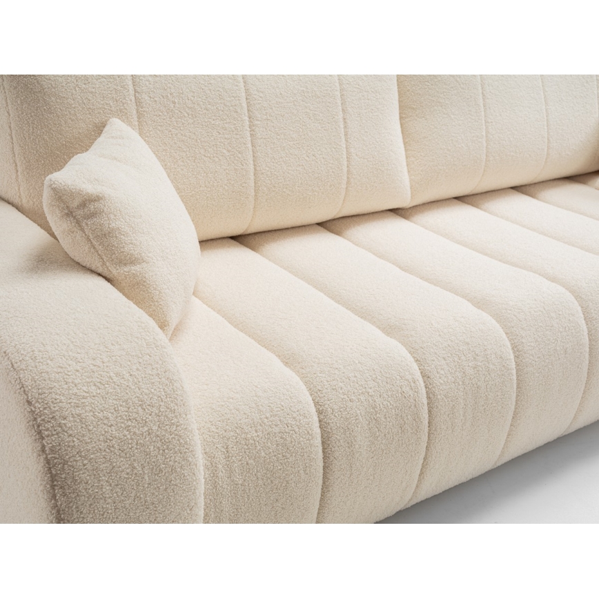 Ausziehbares 3‑Sitzer-Sofa DESIO, Beige