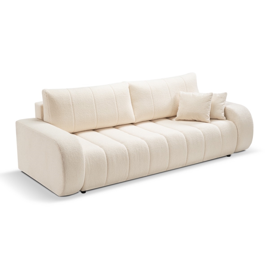 Ausziehbares 3‑Sitzer-Sofa DESIO, Beige