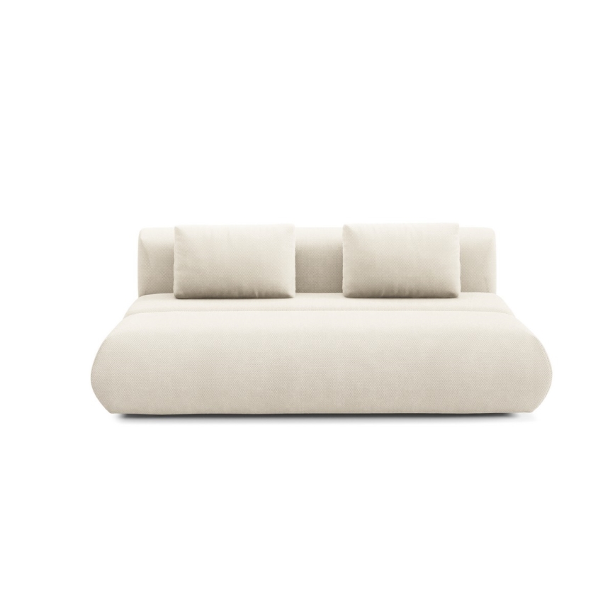 Ausziehbares Dreisitzer-Sofa FANO, cremefarben