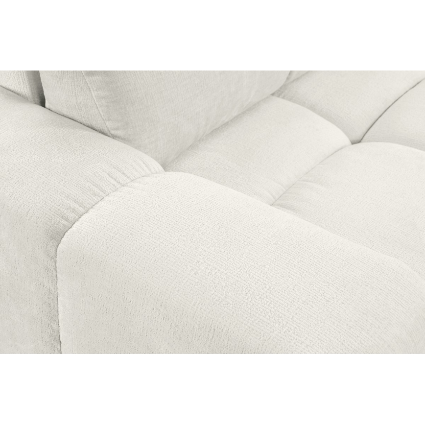 Ausziehbares, gepolstertes 3‑Sitzer‑Sofa ALMADA mit Stauraum, beige