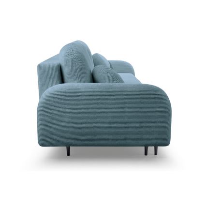 Ausziehbares, gepolstertes 3‑Sitzer‑Sofa CLOUDY, Türkis