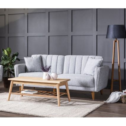 Ausziehbares Zweisitzer-Sofa KITO – Grau