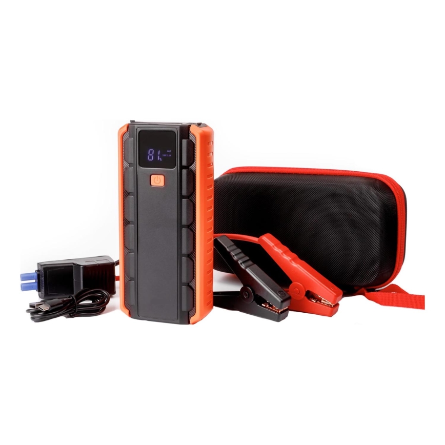 Auto-Starthilfeset 1000A mit 12000 mAh Powerbank, PD 10W und LED-Taschenlampe