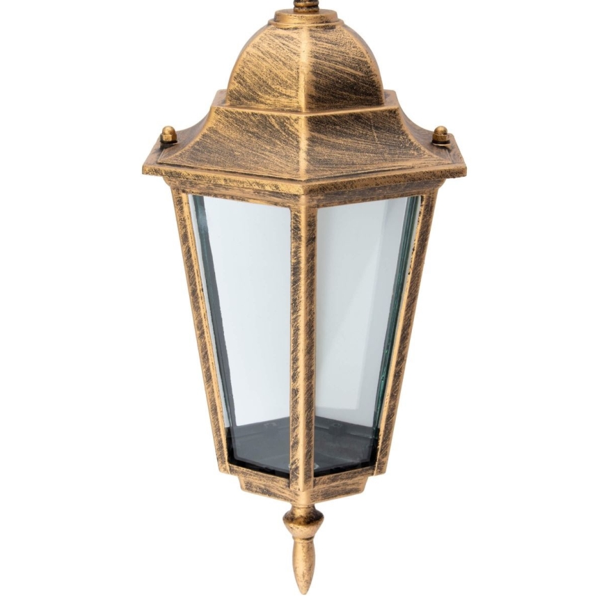 Auβen-Deckenleuchte 1xE27/60W/230V gold IP44
