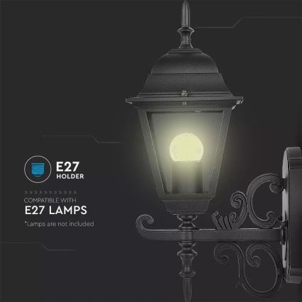 Auβen-Wandbeleuchtung 1xE27/60W/230V IP44