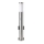 Auβenleuchte mit Sensor + 2 Steckdosen SCHUKO 1xE27/60W/230V IP44 60cm matt Chrom