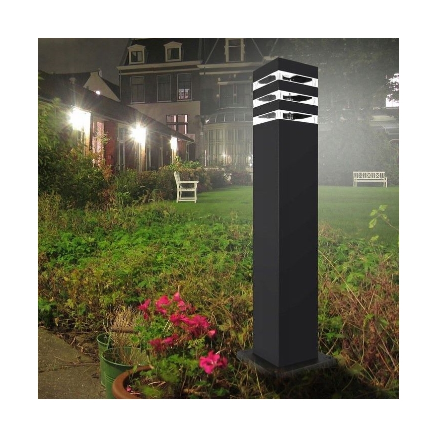 Auβenleuchte mit Sensor TEKSAS 1xE27/12W/230V IP44 44 cm anthrazit