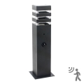 Auβenleuchte mit Sensor TEKSAS 1xE27/12W/230V IP44 44 cm Graphit