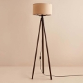 AYD 1xE27/40W/230V braun/beige Stehlampe
