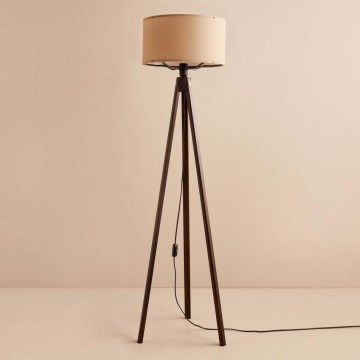 AYD 1xE27/40W/230V braun/beige Stehlampe