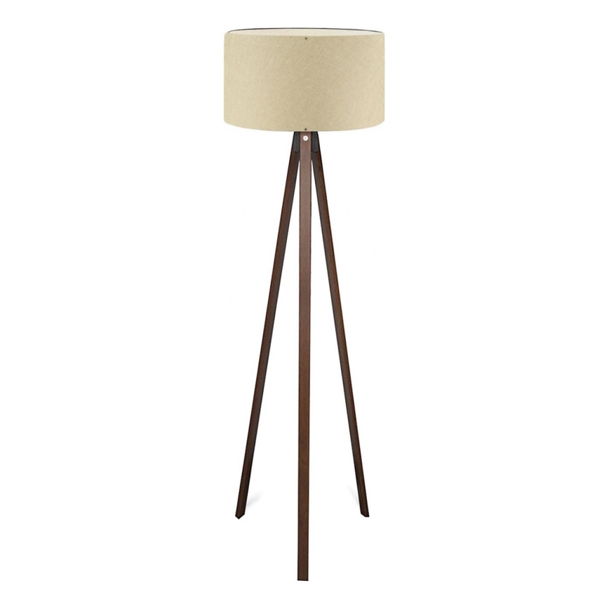AYD 1xE27/40W/230V Stehlampe beige/braun