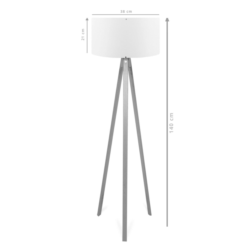 AYD Stehlampe 1xE27/40W/230V braun