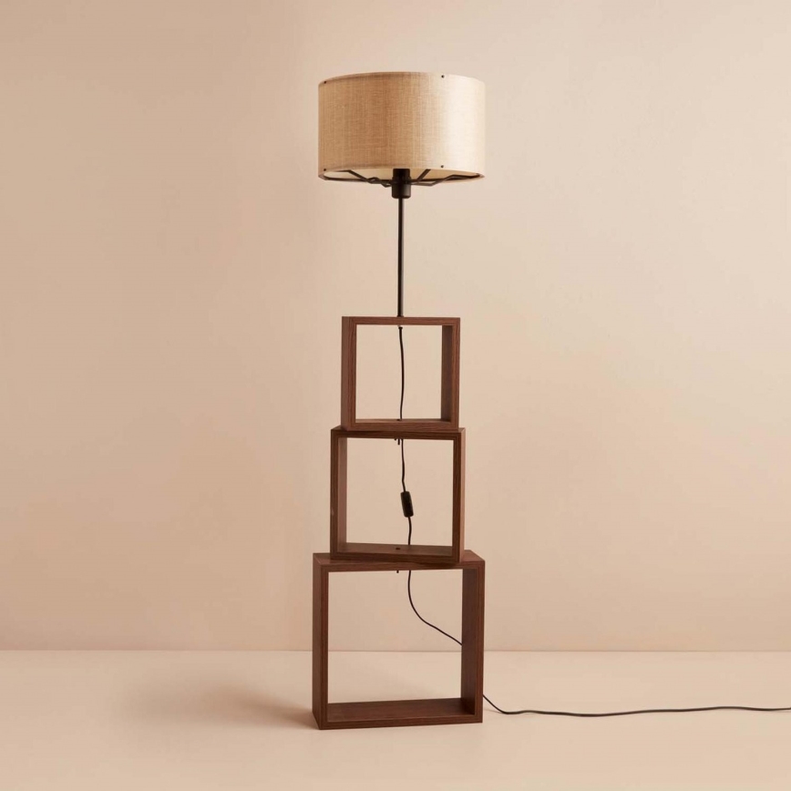 AYD Stehlampe 1xE27/40W/230V braun