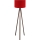 AYD Stehlampe 1xE27/40W/230V Braun/Rot