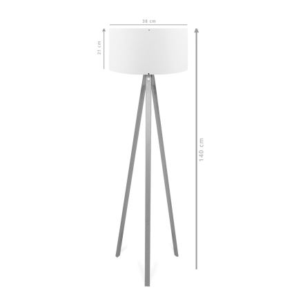 AYD Stehlampe 1xE27/40W/230V Braun/Rot