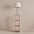AYD Stehlampe 1xE27/40W/230V braun/weiß