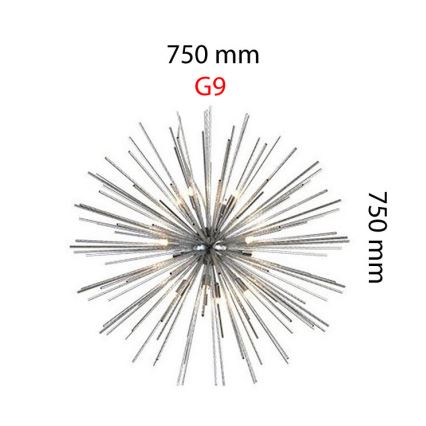 Azzardo AZ2119 - Design-Schirm für G9 Kronleuchter, Ø 750 mm