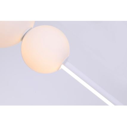 Azzardo AZ4426 - Dimmbarer LED-Kronleuchter an einer Schnur SANDRA LED/48W/230V weiß