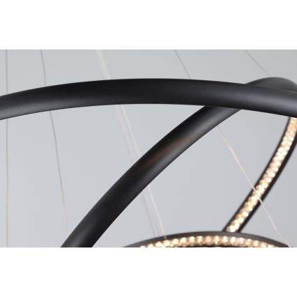 Azzardo AZ4428 - LED Hängeleuchte BRIGHTON LED/55W/230V schwarz