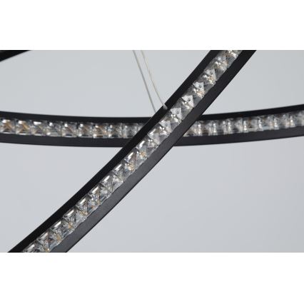 Azzardo AZ4428 - LED Hängeleuchte BRIGHTON LED/55W/230V schwarz