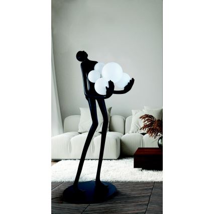 Azzardo AZ4985 - Stehleuchte ATLAS 6xE14/50W/230V 180 cm Harz