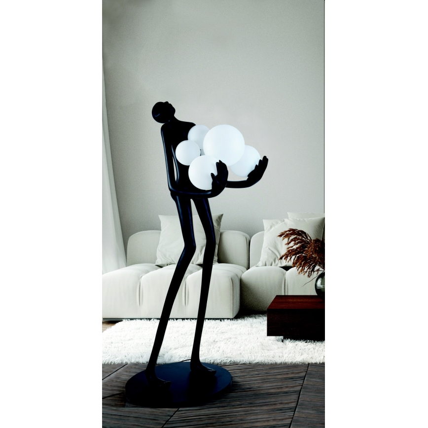 Azzardo AZ4985 - Stehleuchte ATLAS 6xE14/50W/230V 180 cm Harz