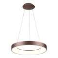Azzardo AZ4998 - LED-Hängeleuchte an Kabel SANTANA LED/30W/230V Braun