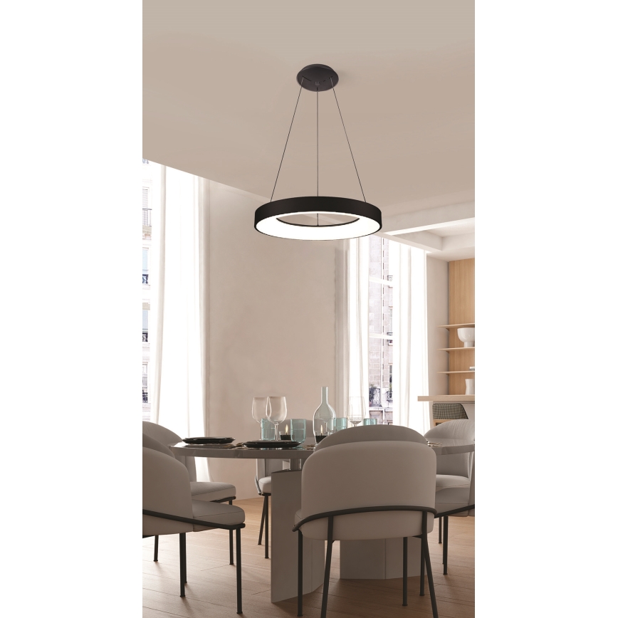 Azzardo AZ4999 - LED-Pendelleuchte an Kabel SANTANA LED/30W/230V schwarz