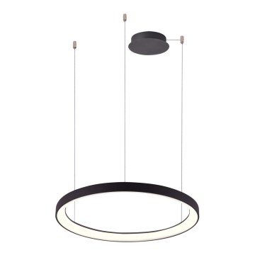 Azzardo AZ5022 - Dimmbare LED-Hängeleuchte an Schnur AGNES LED/60W/230V d 78 cm schwarz