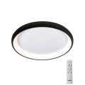 Azzardo AZ5069 - LED dimmbares Deckenleuchte ANTONIO LED/32W/230V schwarz + Fernbedienung