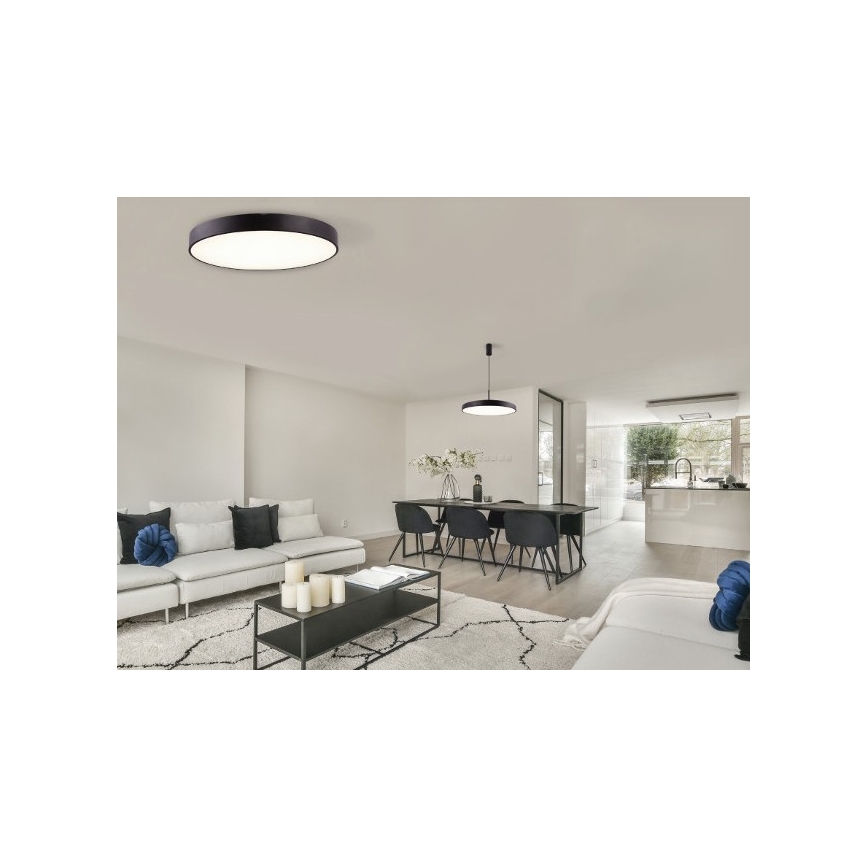 Azzardo AZ5082 - Dimmbare LED-Deckenleuchte MARCELLO LED/60W/230V schwarz
