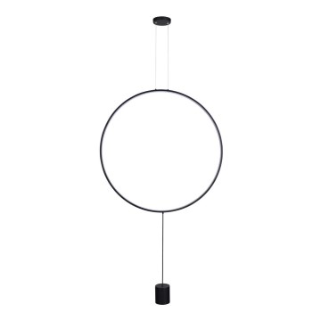 Azzardo AZ5264 - Dimmbare LED-Hängeleuchte an Schnur CODUTTI LED/28W/230V schwarz
