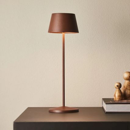 Azzardo AZ5336 - LED Außen-Dimmbar Akku-Lampe GILBERTO LED/2W/5V IP54 Braun