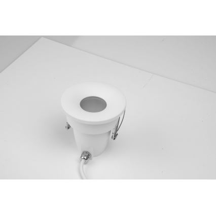 Azzardo AZ5389 - Badezimmer-Einbauleuchte ROMOLO 1xGU10/50W/230V IP65 weiß