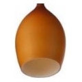 Azzardo - Ersatzglas für Kronleuchter IZZA - AMBER, Ø 13 cm
