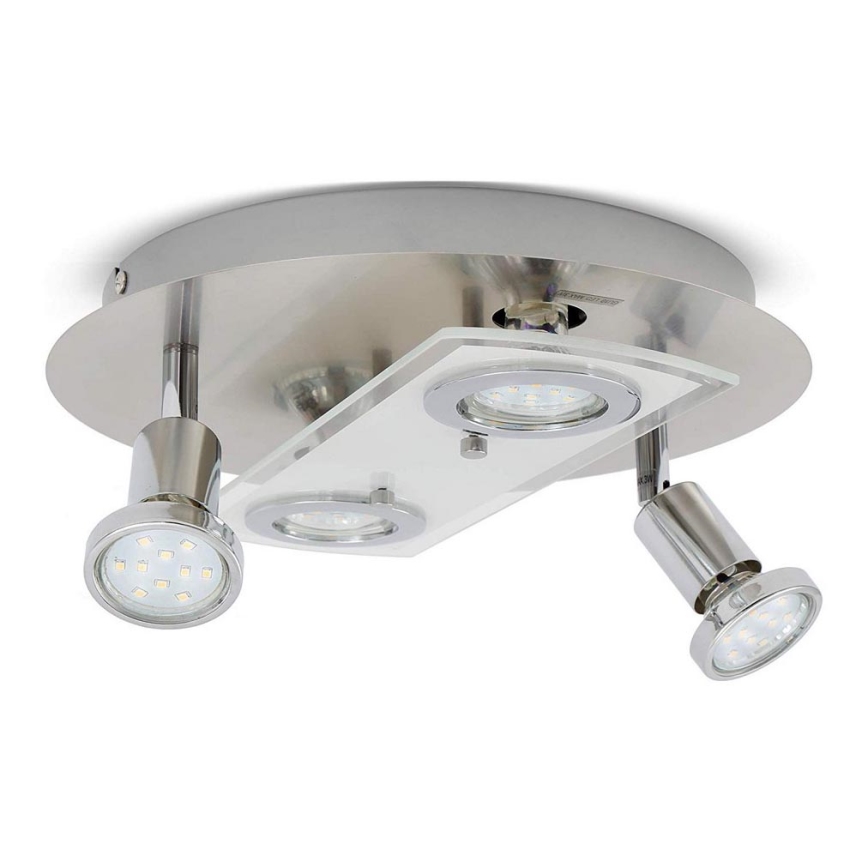 B.K. Licht BKL 1026 - LED Spotlight ORION 4xGU10/3W/230V