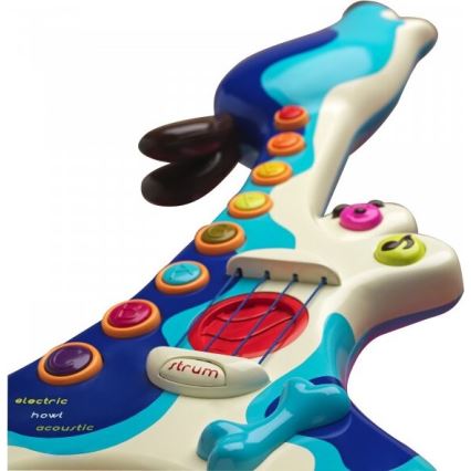 B-Toys - E-Gitarre für Kinder Hund Woofer 3xAA