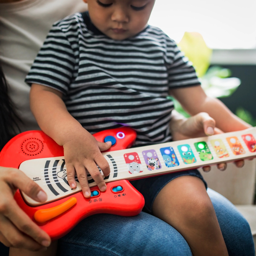 Baby Einstein - Hölzernes Musikspielzeug MAGIC TOUCH Gitarre 3xAA
