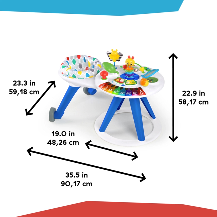 Baby Einstein - Kinder-Aktivzentrum 4-in-1 AROUND WE GROW 3xAA