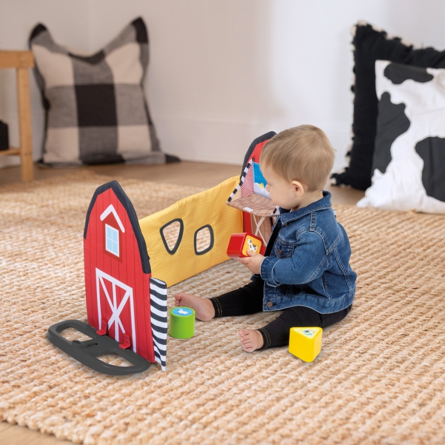 Baby Einstein - Kinder-Spieldecke BUSY BARNYARD 4xAA