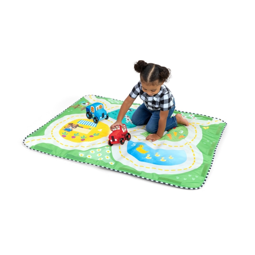 Baby Einstein - Kinder-Spieldecke BUSY BARNYARD 4xAA