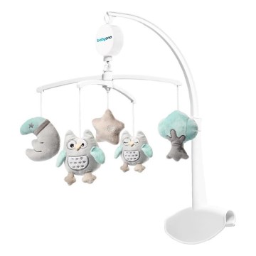 BabyOno - Kinderbett-Mobile mit Musik Eule Sofia