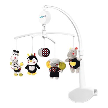 BabyOno - Kinderbett-Mobile mit Musik Kleine Tiere