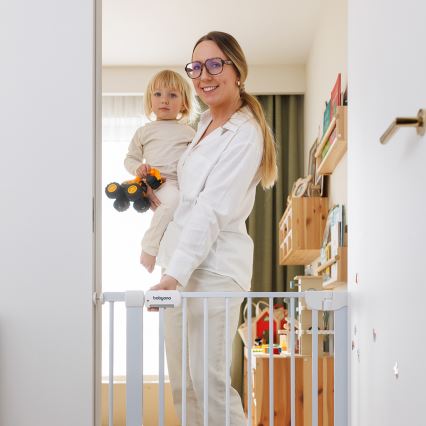 BabyOno - Sicherheitsgitter 75–96 cm weiß